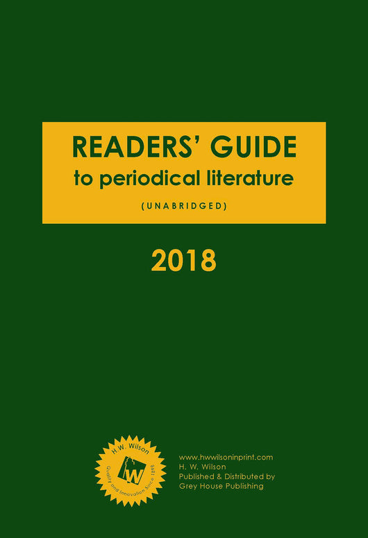 Readers' Guide to Periodical Literature (2018 Subscription)