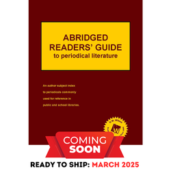 Abridged Readers' Guide to Periodical Literature (2025 Subscription)