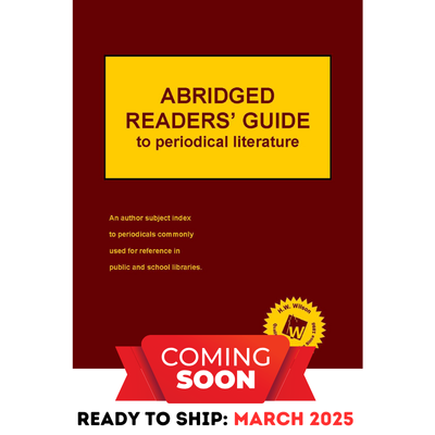 Abridged Readers' Guide to Periodical Literature (2025 Subscription)