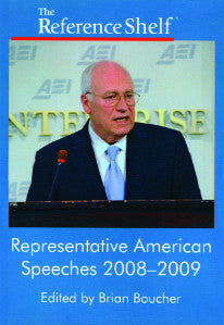 Reference Shelf: Representative American Speeches, 2008-2009