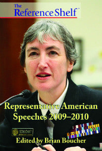 Reference Shelf: Representative American Speeches, 2009-2010