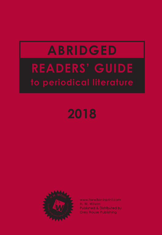 Abridged Readers' Guide to Periodical Literature (2018 Subscription)